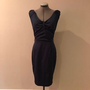Lindy Bop vintage inspired Navy wiggle dress